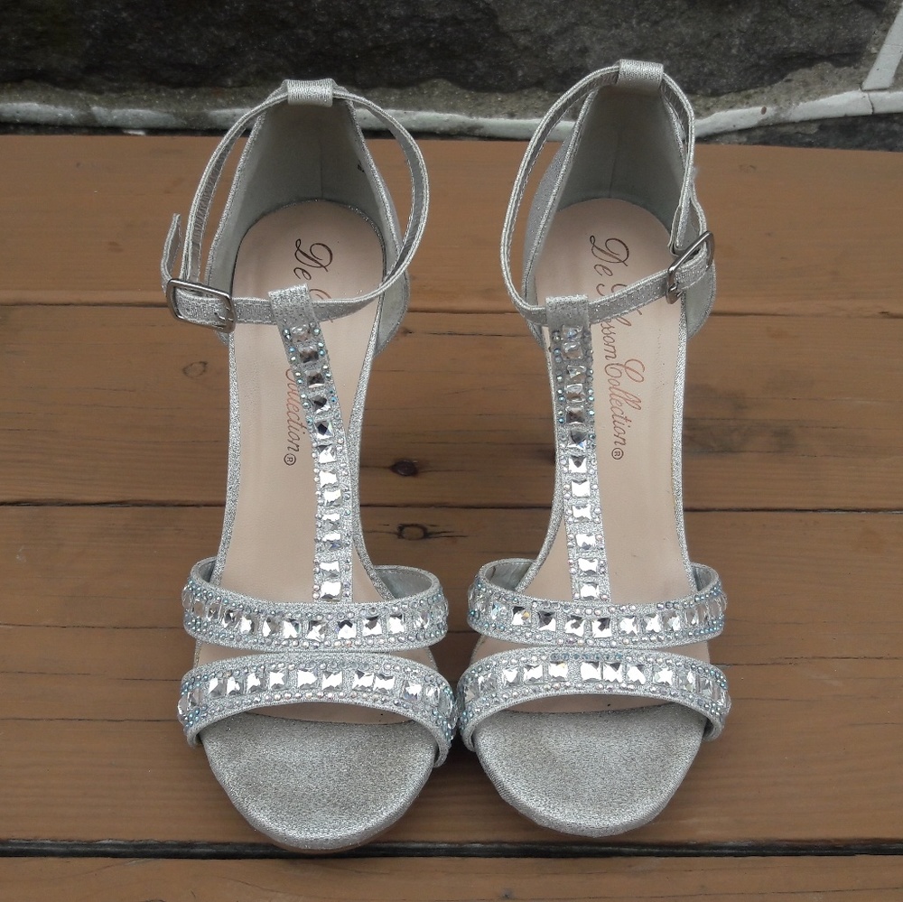 Bride Silver Sandals
